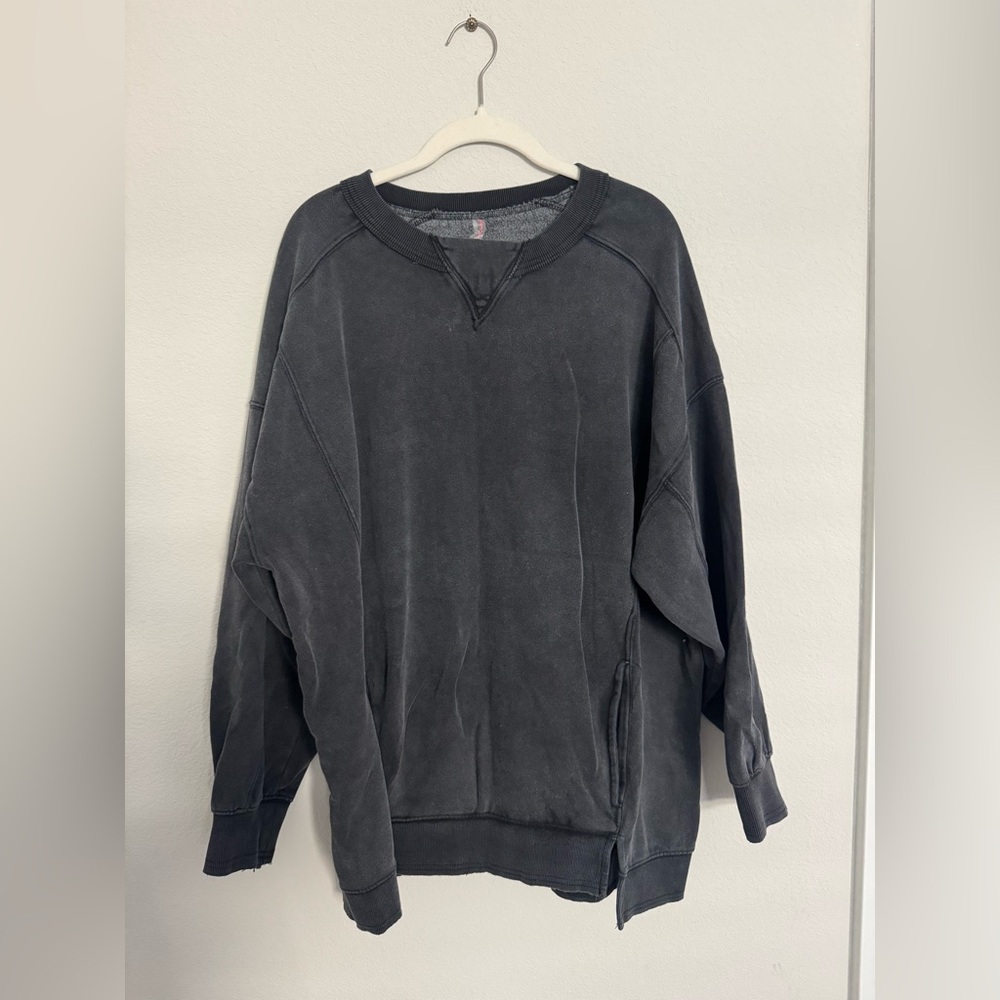 Free People Movement Intercept Tunic In Washed Black - Picture 3 of 6